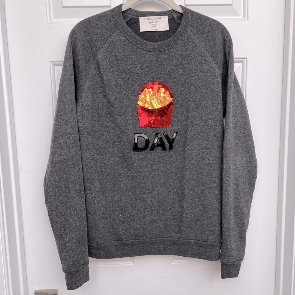 Bow & Drape + Spanx Fry Day Friday Sweatshirt size M